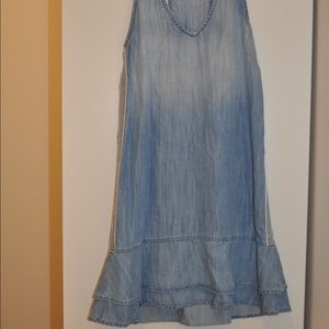 Denim tank top dress
